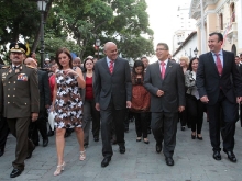 Apertura del arca contentiva del Acta de Independencia