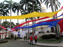 Apertura del arca contentiva del Acta de Independencia