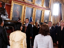 Apertura del arca contentiva del Acta de Independencia