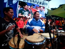 Trujillo recibe con una multitudinaria concentración al Candidato de la Patria 