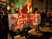 Pueblo chileno rechaza a Capriles