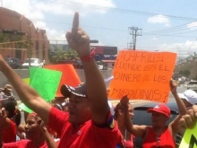 Miranda protesta contra Capriles