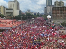 Movilización por la paz en Caracas 