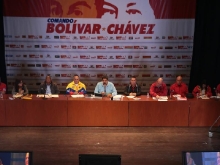 Reunión del Comando de Campaña Bolívar -Chávez