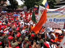 Marcha en apoyo a la Misión Alimentación
