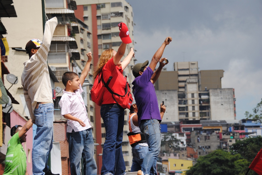 La pasión roja se desbordó en la avenida Sucre de Caracas