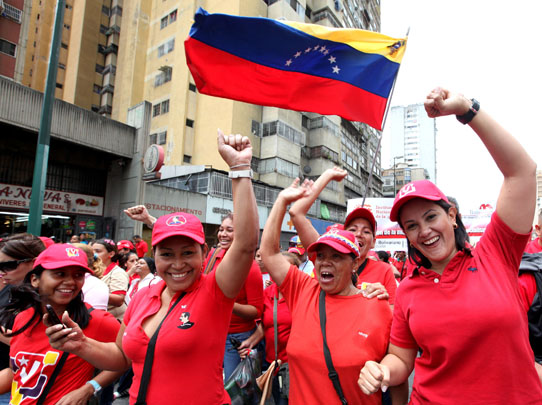 Call for female takeover of Caracas