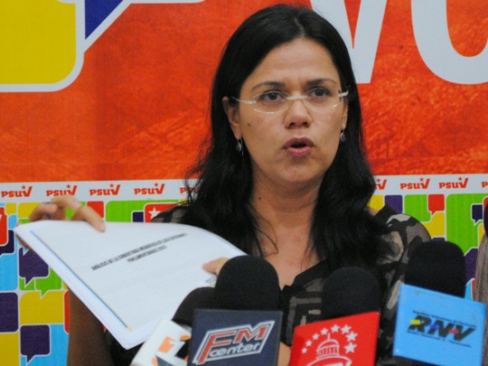 La Diputada del PSUV aseguró que las mujeres son protagonistas en el ciclo Bicentenario