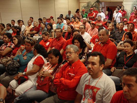 Dirigentes municipales y parroquiales del PSUV en Nueva Esparta