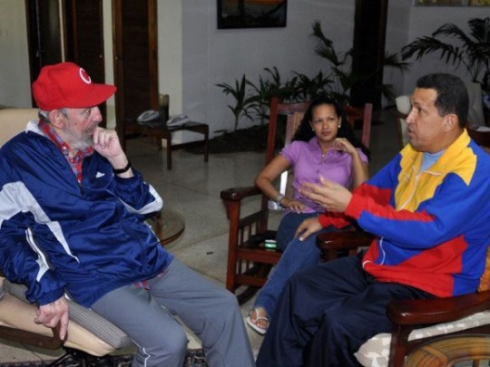 Reunión Chávez - Castro