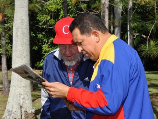 Reunión Chávez - Castro