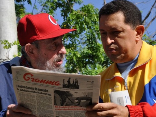 Reunión Chávez - Castro