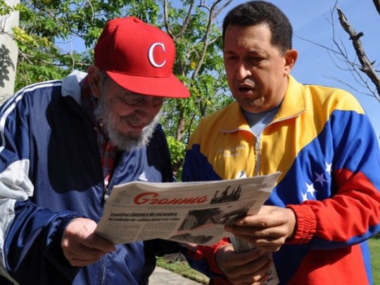 Reunión Chávez - Castro