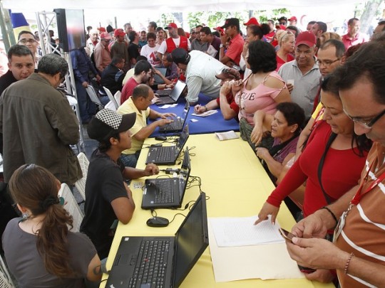 En Apure, Guárico, Cojedes, Portuguesa y Barinas se llevará a cabo el registro