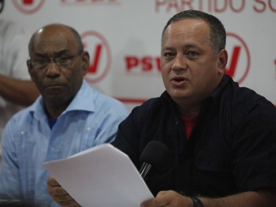 Diosdado Cabello y Aristóbulo Istúriz