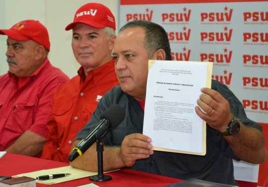 Diosdado Cabello, primer vicepresidente del PSUV