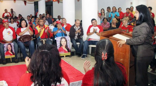 Stella en acto con Profesionales y Abogados socialistas