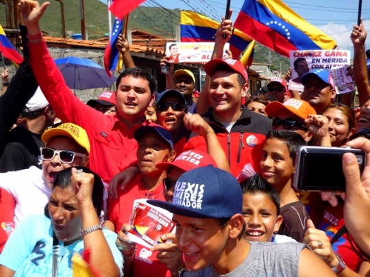 La comunidad de Campo Elías se volcó en apoyo a Alexis Ramírez.