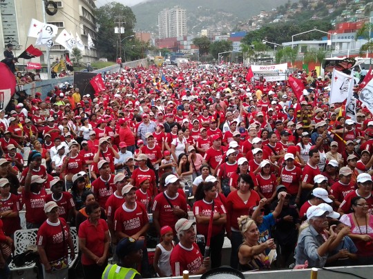 Cierre de campaña de García Carneiro