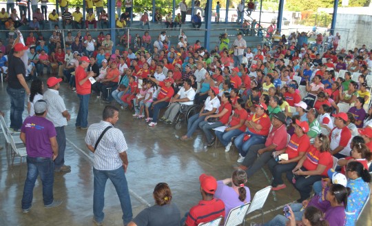 Aspecto de la Concentración con el Poder Popular de Píritu /FOTO: Diango Viloria