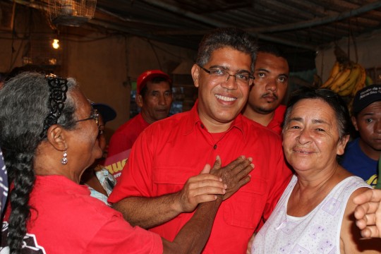 Elías Jaua candidato de la Revolución a la Gobernación de Miranda.