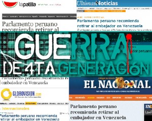 Guerra mediática