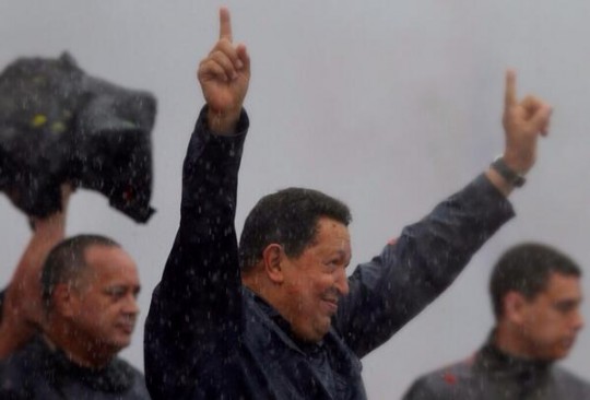 Hugo Chávez y Diosdado Cabello