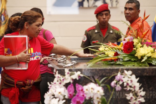 homenaje a Chávez / Trabajadores
