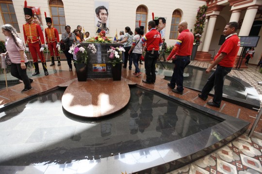 Homenaje a Chávez / trabajadores