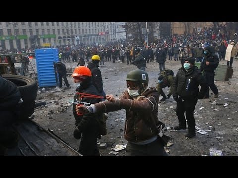 Grupos violentos en Ucrania
