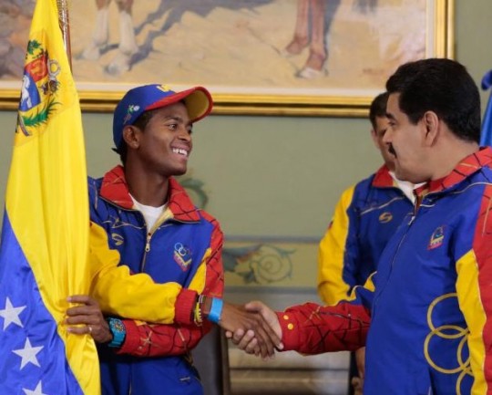 Maduro y Marvin Blanco