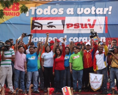 Cierre de campaña PSUV en Falcón