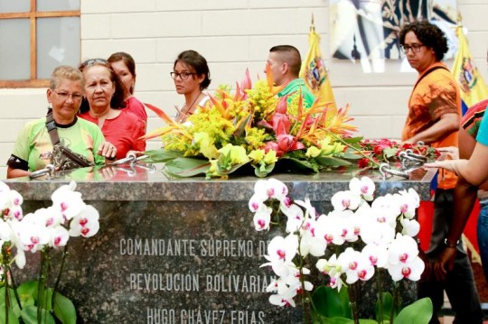 Homenaje a Chávez