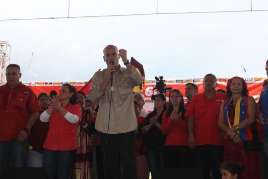 Acto juramentación Bolívar Héctor Rodríguez