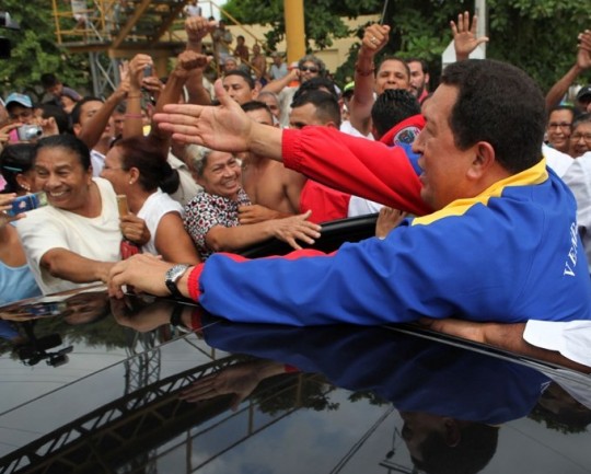 Chávez en Santa Marta Colombia