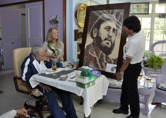 Fidel, Maduro y Evo