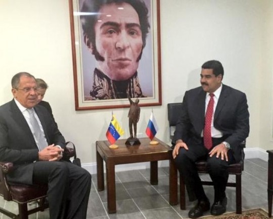 Canciller Ruso y Maduro