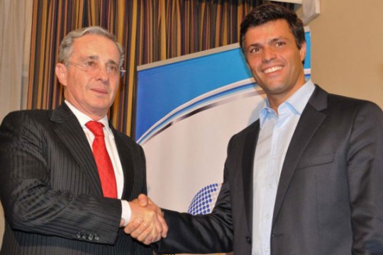 Leopoldo López y Álvaro Uribe