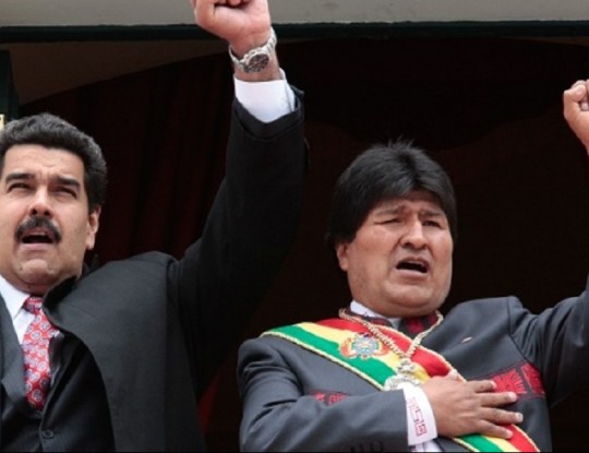 Evo Morales y Nicolás Maduro