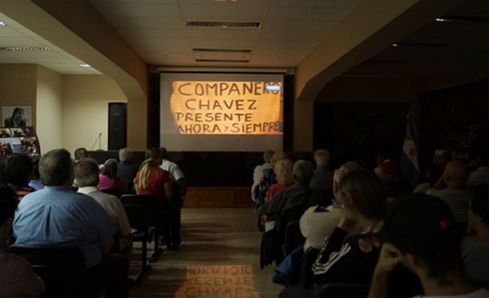 Homenaje a Chávez en Argentina1