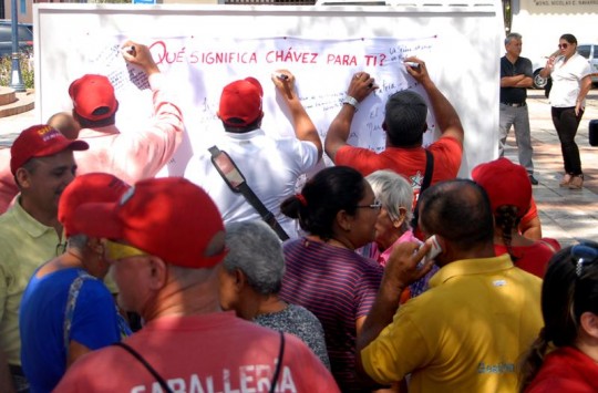 Homenaje a Chávez en Nueva Esparta1