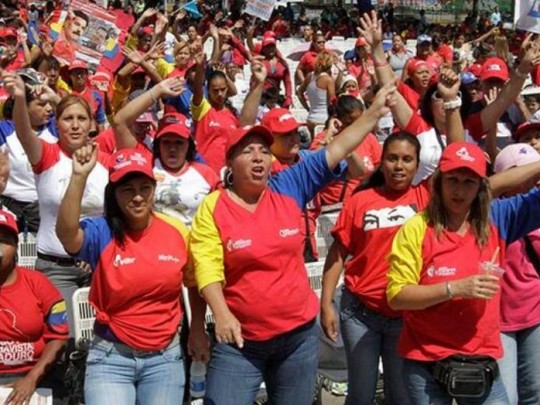 Mujeres chavistas