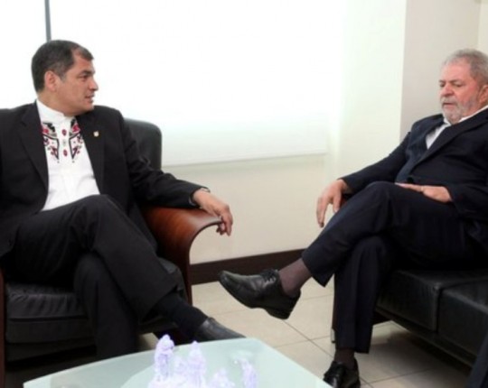 Correa y Lula 