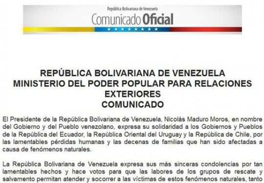 Comunicado