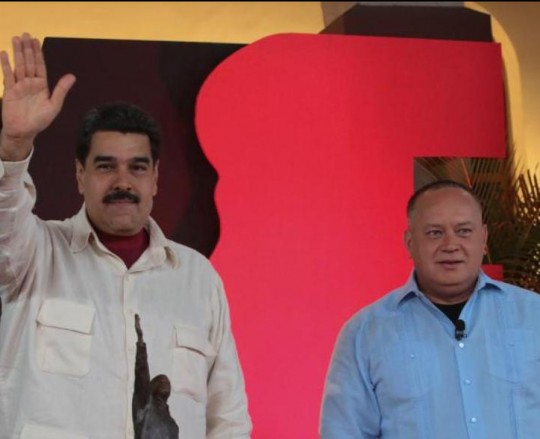 Diosdado Cabello y Maduro