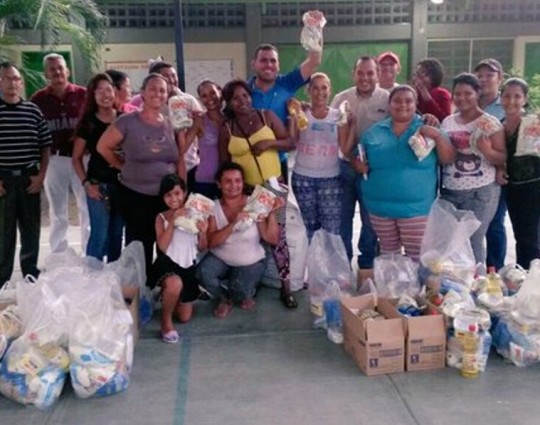 Distribución de alimentos
