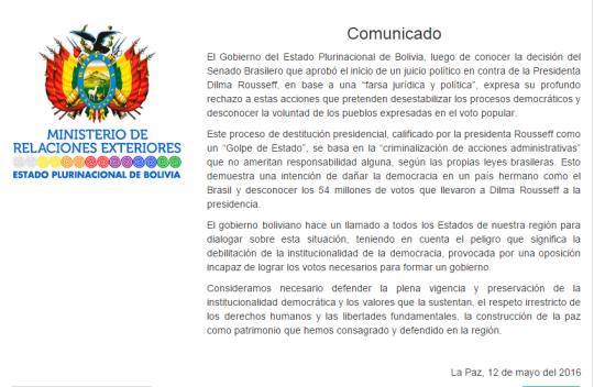 Comunicado