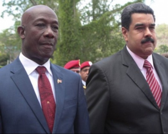 Nicolás Maduro y Anthony Carmona