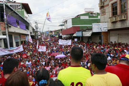 Marcha en Mérida