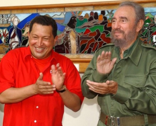 Chávez y Fidel